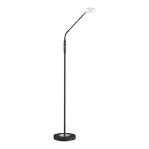 Čierna LED stmievateľná stojacia lampa (výška 150 cm) Dent – ​​Fischer & Honsel