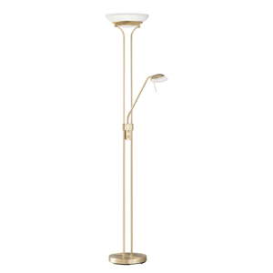 LED stmievateľná stojacia lampa v zlatej farbe (výška 182 cm) Pool – Fischer & Honsel