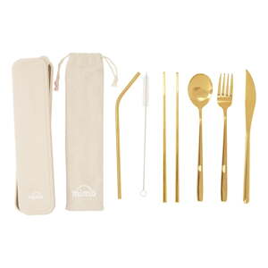 Antikoro príbor v zlatej farbe 6 ks Mimo – Premier Housewares