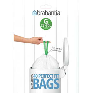 Vrecia na odpadky v súprave 40 ks 30 l PerfectFit G – Brabantia
