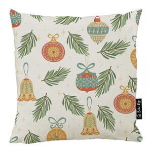 Obliečka na vankúš s vianočným motívom 45x45 cm Retro Cute Ornaments – Butter Kings