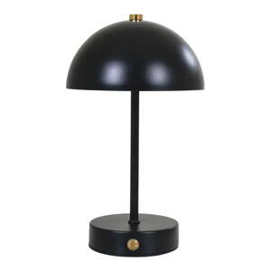 Lesklá čierna LED stolová lampa (výška 25 cm) Holt – House Nordic
