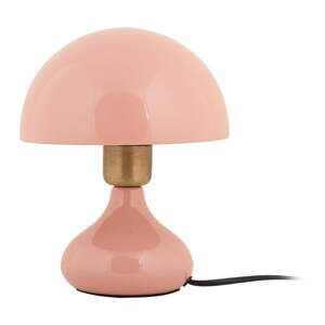 Ružová stolová lampa s kovovým tienidlom (výška 23 cm) Binc – Leitmotiv