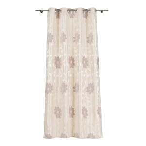 Béžový záves zo žakára 140x245 cm Maura – Mendola Fabrics