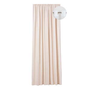 Krémový záves zo žakára 140x245 cm Paco – Mendola Fabrics