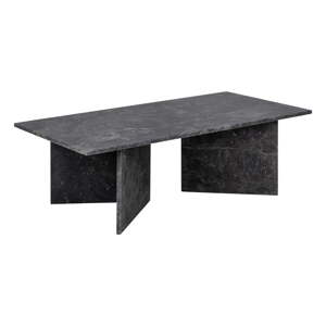 Čierny mramorový konferenčný stolík 70x140 cm Vega – Actona