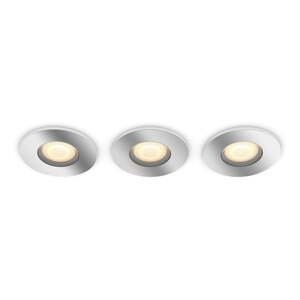 Podhľadové inteligentné stropné svietidlo 3 ks GU10, 4 W Adore – Philips Hue