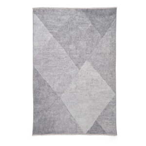 Svetlosivý prateľný koberec s prímesou bavlny 122x170 cm Whisper – Think Rugs