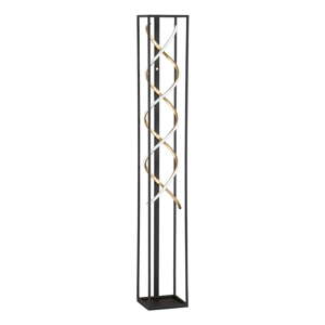Čierna LED stmievateľná stojacia lampa (výška 140 cm) Gil – Fischer & Honsel