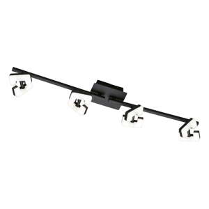 Čierno-biele LED stropné svietidlo 9,5x78 cm Ray – Fischer & Honsel