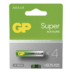 Alkalické batérie AAA 4 ks Super – EMOS