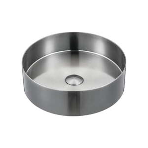 Okrúhle antikoro umývadlo v striebornej farbe ø 38 cm Aurum – Sapho