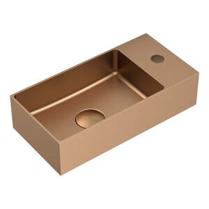 Antikoro umývadlo v medenej farbe 36,5x18 cm Aurum – Sapho