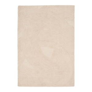 Krémový ručne tkaný vlnený koberec 200x300 cm Domm – Kave Home