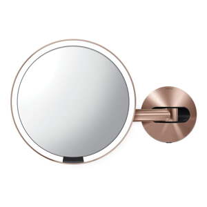 Nástenné/kozmetické zrkadlo s osvetlením/zväčšovacie (5x) ø 20 cm Sensor – simplehuman