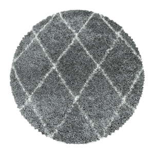 Sivý okrúhly koberec ø 200 cm Alvor – Ayyildiz Carpets