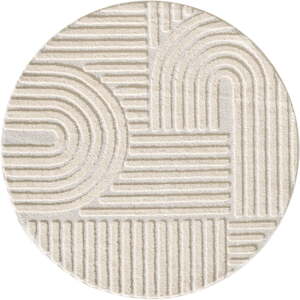 Krémový okrúhly koberec ø 160 cm Art – Ayyildiz Carpets