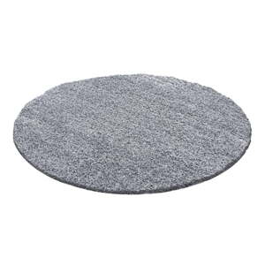 Svetlosivý okrúhly koberec ø 120 cm Life – Ayyildiz Carpets