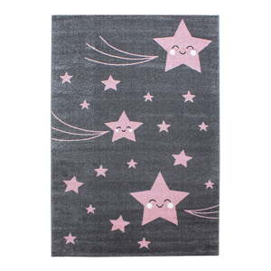 Ružovo-sivý detský koberec 80x150 cm Kids – Ayyildiz Carpets