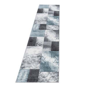 Modro-sivý behúň 80x300 cm Hawaii – Ayyildiz Carpets
