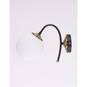 Čierno-biele nástenné svietidlo ø 15 cm Yoyo – Squid Lighting