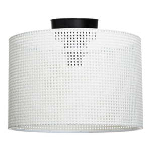 Krémové stropné svietidlo s textilným tienidlom ø 30 cm Goza – Squid Lighting