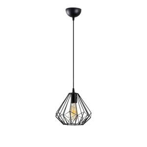 Čierne závesné svietidlo ø 23 cm Diamond – Opviq lights