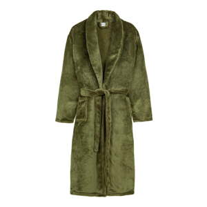 Zelený župan z mikroplyšu veľkosť XL/XXL Polyvelvet – Good Morning