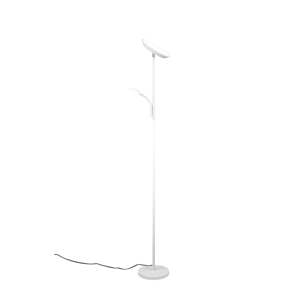 Biela LED stojacia lampa (výška 178 cm) Specter – Trio