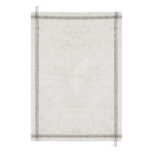 Krémový prateľný ručne tkaný bavlnený koberec 170x240 cm Cuisine Natural – Lorena Canals
