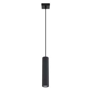 Čierne závesné svietidlo Gleam – Nice Lamps