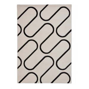Čierno-biely koberec 160x230 cm Linear Curve – Catherine Lansfield