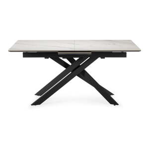 Rozkladací jedálenský stôl s prídavnou doskou s keramickou doskou 89,5x160 cm Belma – Marckeric