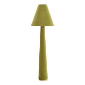 Zelená stojacia lampa s textilným tienidlom (výška 168 cm) Devia – Light & Living