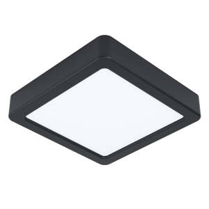 Čierne LED stropné svietidlo 16x16 cm FUEVA 5 – EGLO
