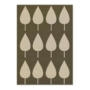 Kaki detský koberec 160x235 cm Lovely Leaves – Hanse Home