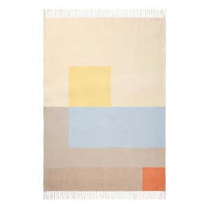 Žlto-modrá deka 125x190 cm Brick - Mette Ditmer Denmark