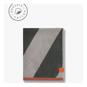 Kaki froté uteráky z bio bavlny v súprave 2 ks 40x55 cm Diagonal – Mette Ditmer Denmark