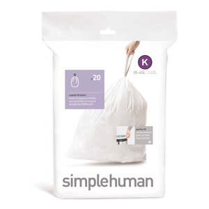 Sťahovacie vrecia na odpadky v súprave 20 ks 45 l K – simplehuman
