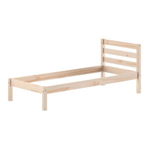 Detská posteľ z borovicového dreva bez roštu v prírodnej farbe 90x200 cm Pino – Vipack