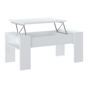 Biely konferenčný stolík 50x98,5 cm James – Tomasucci