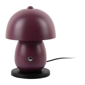 LED stolová lampa ružovofialová s kovovým tienidlom (výška 18 cm) Mono LED – Leitmotiv