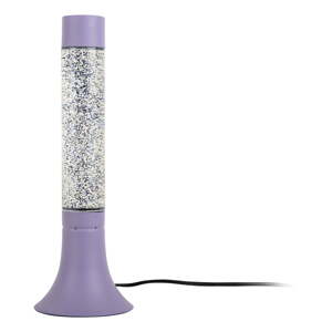 Fialová stolová lampa so skleneným tienidlom (výška 37,5 cm) Astro Glittler – Leitmotiv