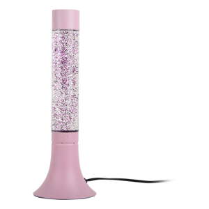 Ružová stolová lampa so skleneným tienidlom (výška 37,5 cm) Astro Glittler – Leitmotiv
