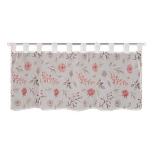 Bielo-ružová záclona 135x45 cm Rose – Sehlbach