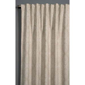 Béžový zatemňovací/termo záves zo žakára 140x245 cm Ornament – ​​Sehlbach
