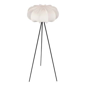 Biela stojacia lampa s textilným tienidlom (výška 147 cm) Cafee – Candellux Lighting