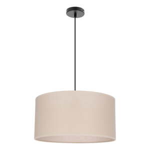 Béžové závesné svietidlo s textilným tienidlom ø 40 cm Shanti – Candellux Lighting