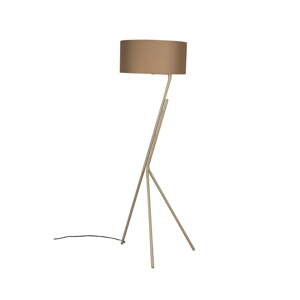 Svetlohnedá stojacia lampa s textilným tienidlom (výška 150 cm) Murphy – Dutchbone