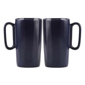 Modré hrnčeky z kameniny v súprave 2 ks 330 ml Fuori – Vialli Design